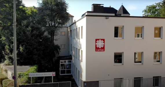 Youtube-Vorschaubild für "Einblick in die Arbeit der Caritas Werkstatt für Menschen mit Behinderung München" | © Caritas München und Oberbayern